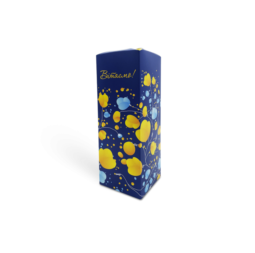 ПОДАРОЧНАЯ КОРОБКА ДЛЯ КОНФЕТ СИНЯЯ