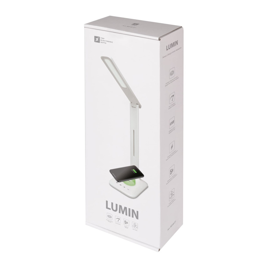 Лампа з бездротовою зарядкою Lumin, TM TEG
